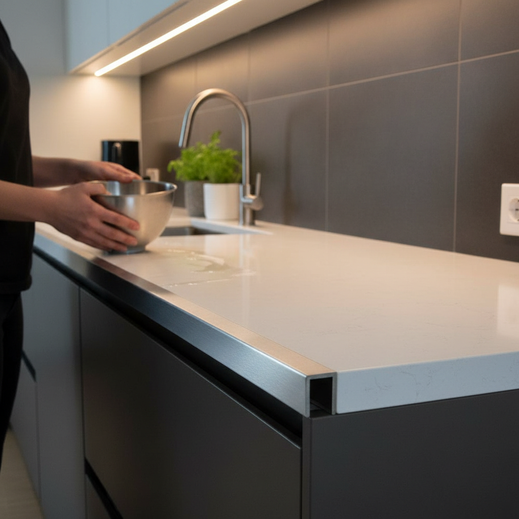 Premium Brushed Polished Aluminium Channel 34.9mm x 25.4mm x 3.2mm for Structural Applications