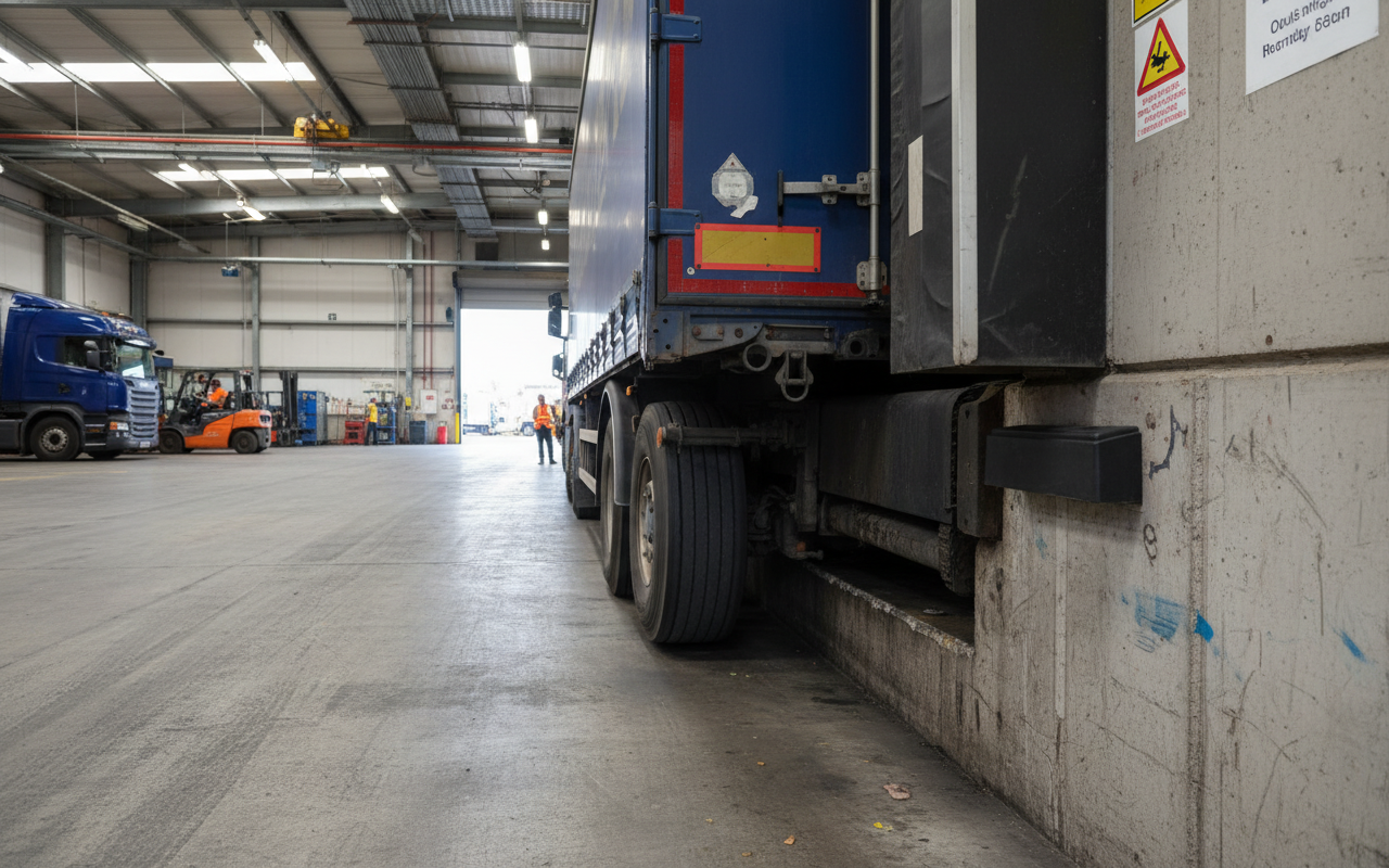 Premium Heavy Duty Rubber HGV Bumper for Light and Heavy Goods Vehicles - 360 x 110 x 115 mm