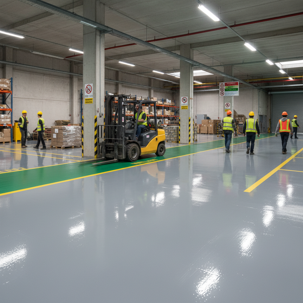 Premium Heavy Duty Two Pack Epoxy Floor Paint for Concrete and Metal Surfaces - High-Gloss, Durable, and Chemical Resistant