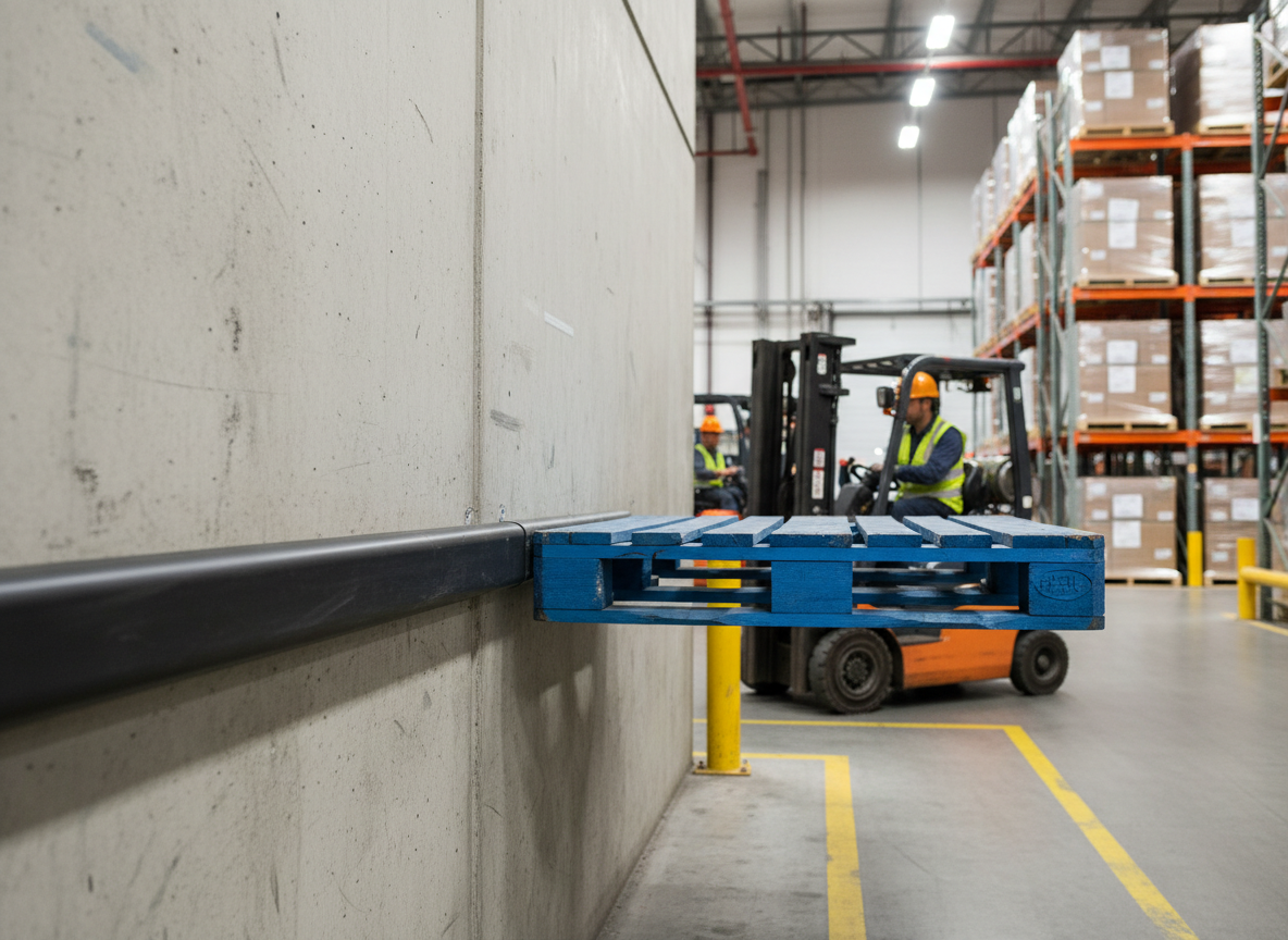 Premium Heavy Duty Wall Guard 3000mm Long for Warehouse Protection Against Forklifts and Trolleys