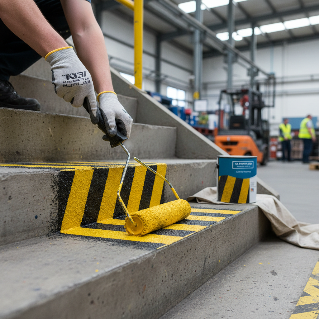 Premium Heavy Duty Anti-Slip Step & Floor Paint - Durable 3 in 1 Primer Sealer for Enhanced Safety and Longevity