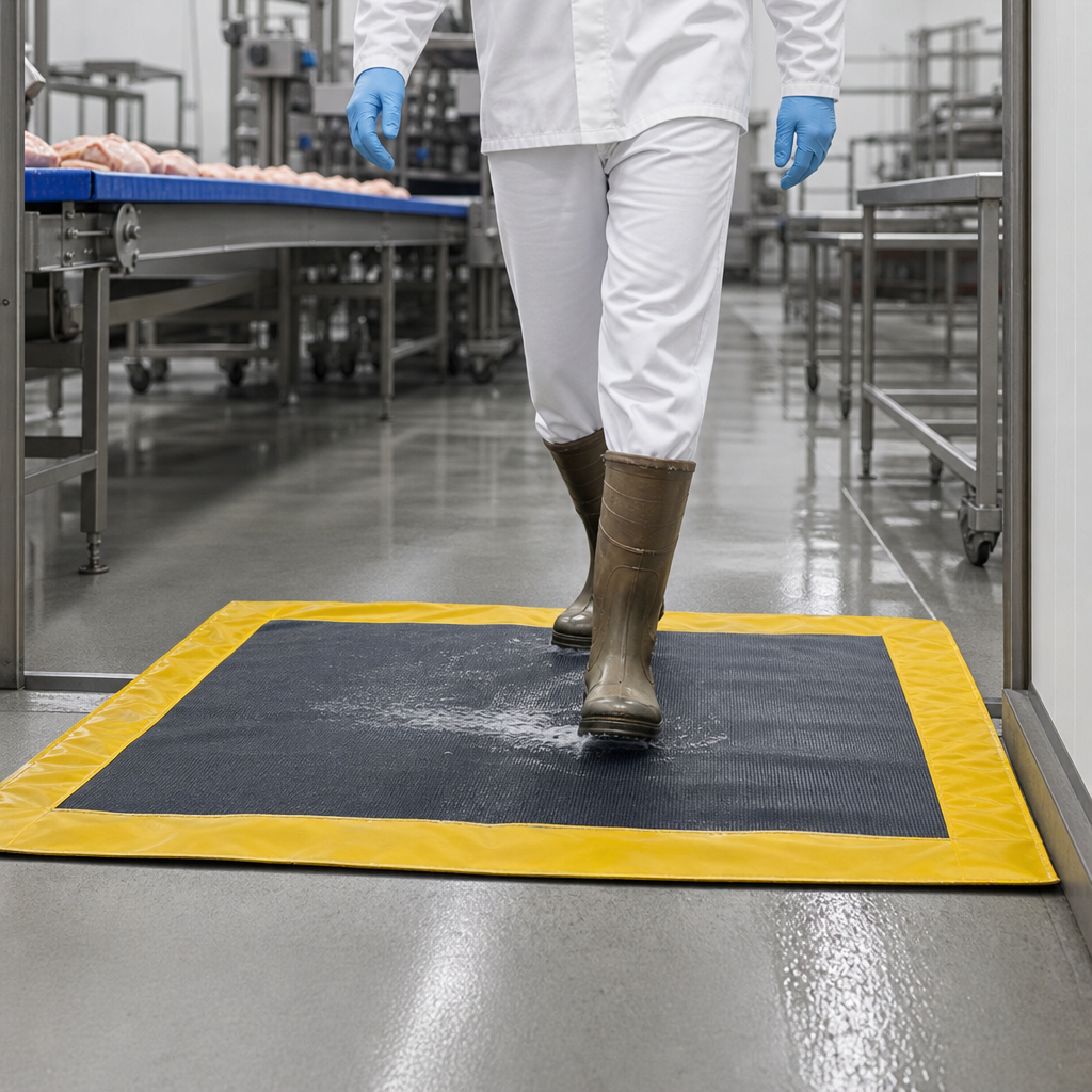 Disinfectant Mats for Food Manufacturing & Distribution