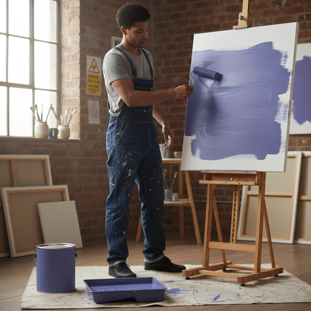 Premium High-Performance Blue Lilac Paint - Durable Finish for Various Applications