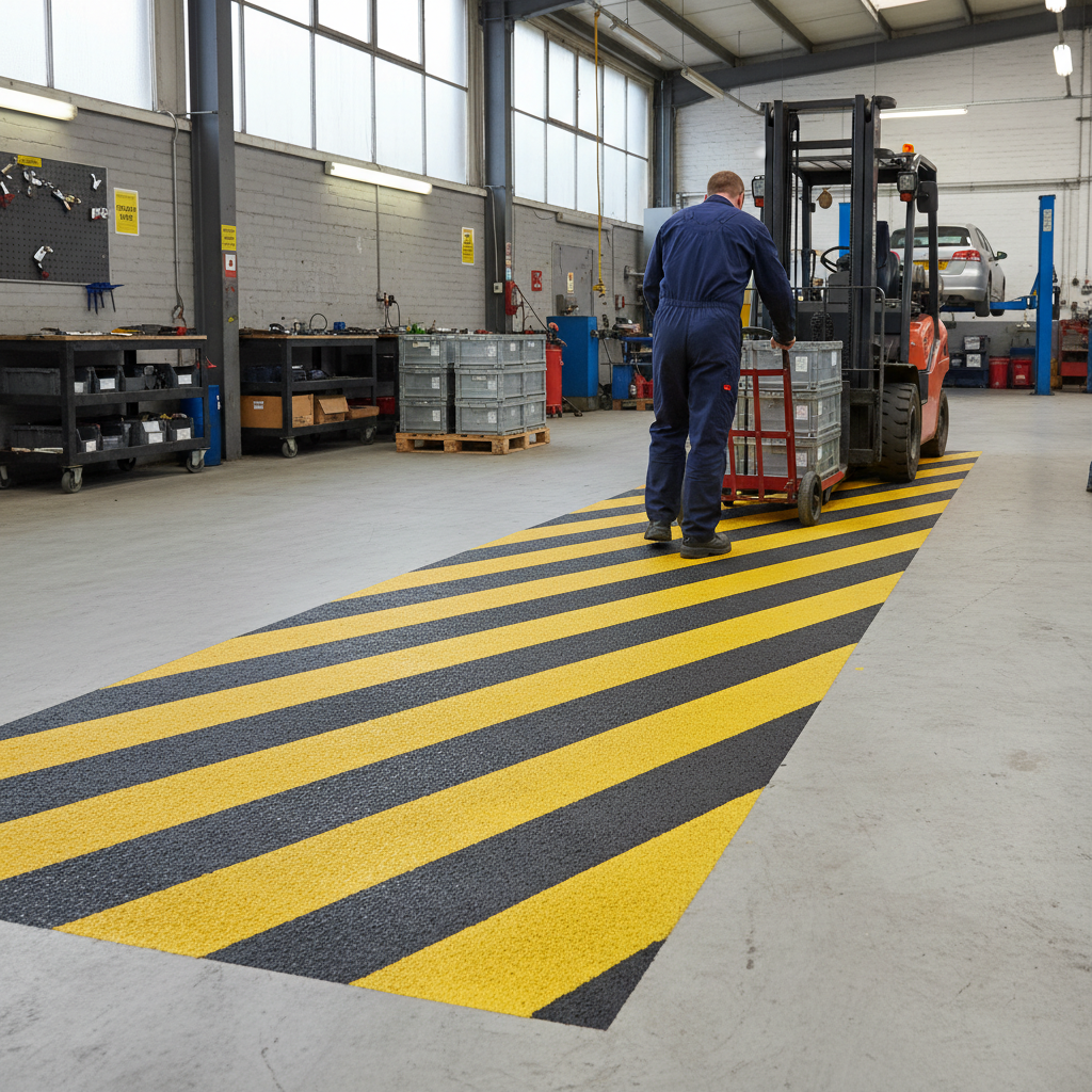 Premium Anti-Slip Floor Paint for Concrete Garage and Workshop - High-Performance PU Enamel with Non-Slip Aggregate for Safe Surfaces