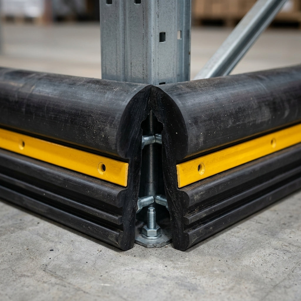2.5m heavy-duty corner protector with steel strip (view 2)
