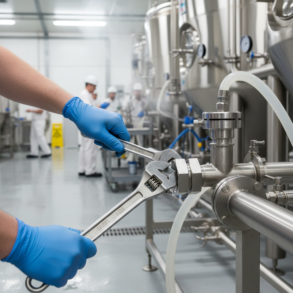 Premium Hygienic RJT Union Fitting for Food Industry - Compliant with BS4825 Standards