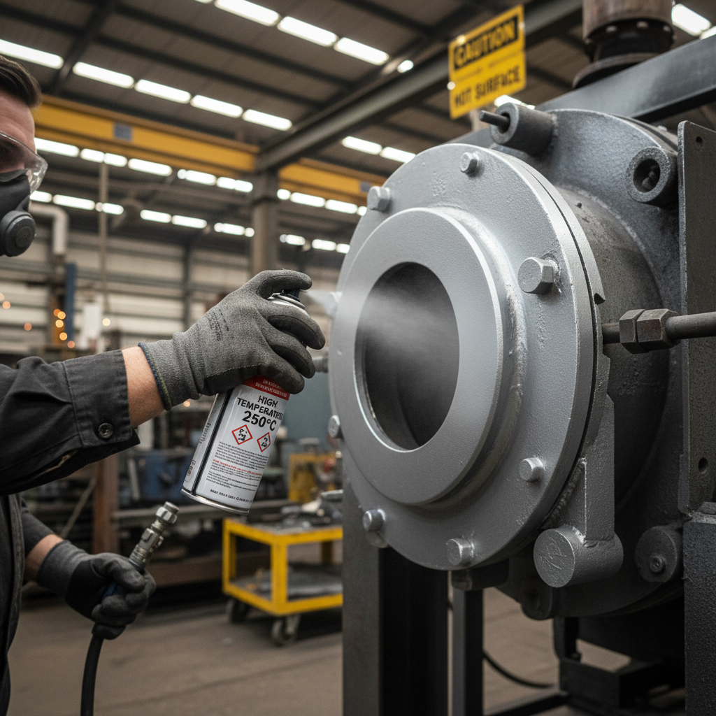 Premium High-Performance High Temperature Paint - Quick-Drying, 250°C Heat Resistance for Log Burners, Engines, and Exhaust Systems