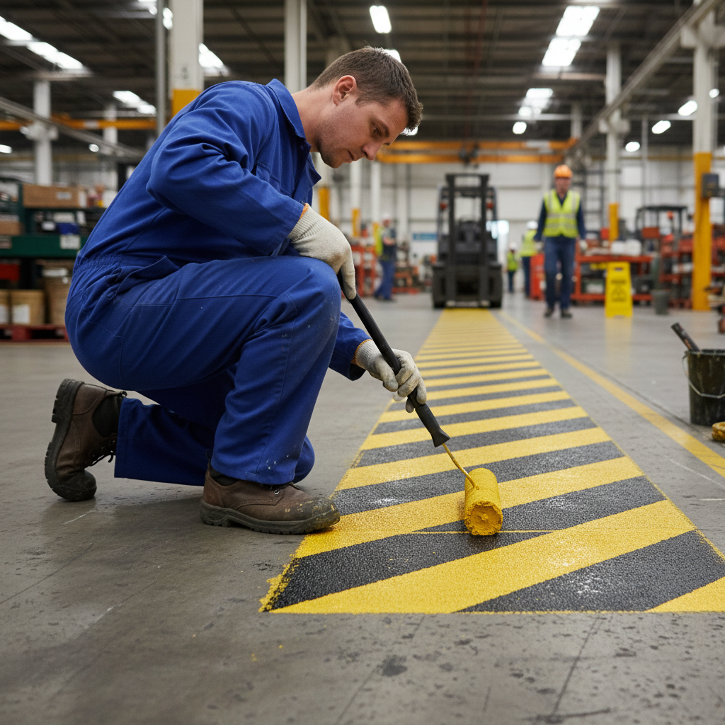Premium Anti-Slip Factory Floor Paint - High-Performance Polyurethane for Moisture-Prone Environments