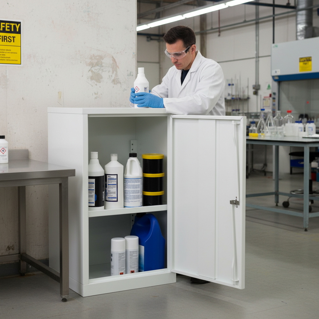 Acid & Alkali Cabinet - AAC30/18 ||L457mm x W457mm x H762mm