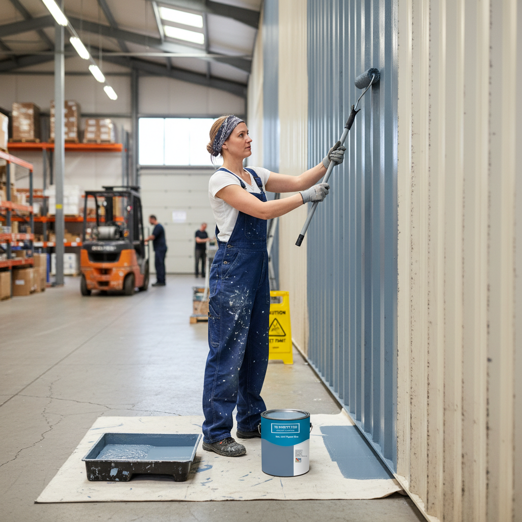 Premium Universal PU Enamel Paint in Pigeon Blue - Versatile, Weather-Resistant, and Anti-Corrosive for Interior and Exterior Use