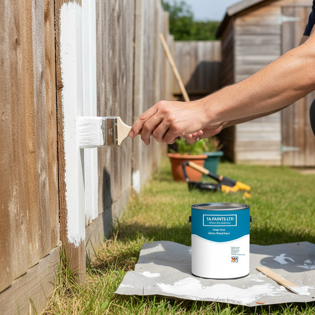 Premium White Gloss Wood Paint - Universal PU Enamel for Indoor and Outdoor Use, Waterproof and UV Resistant