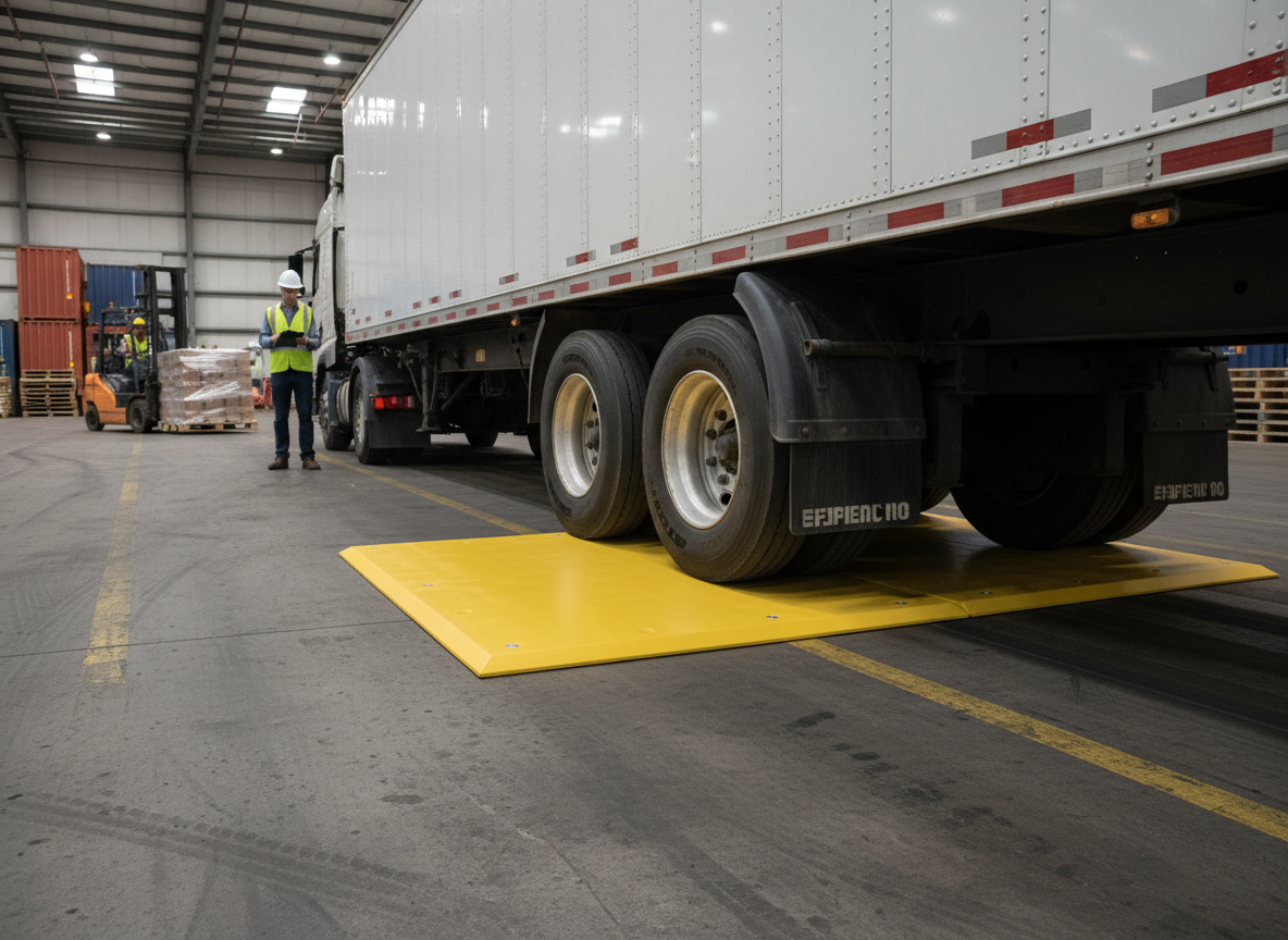 Heavy Duty Trailer Plate 1000 x 1000 x 20 mm - Durable UHMWPE Construction with Chamfered Edges and Pre-Drilled Holes