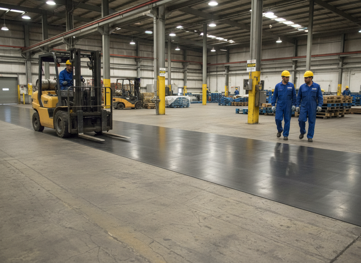 Premium Heavy Duty Rubber Sheet 1870 x 850 x 6-7mm for Mudflaps, Gaskets, and Seals