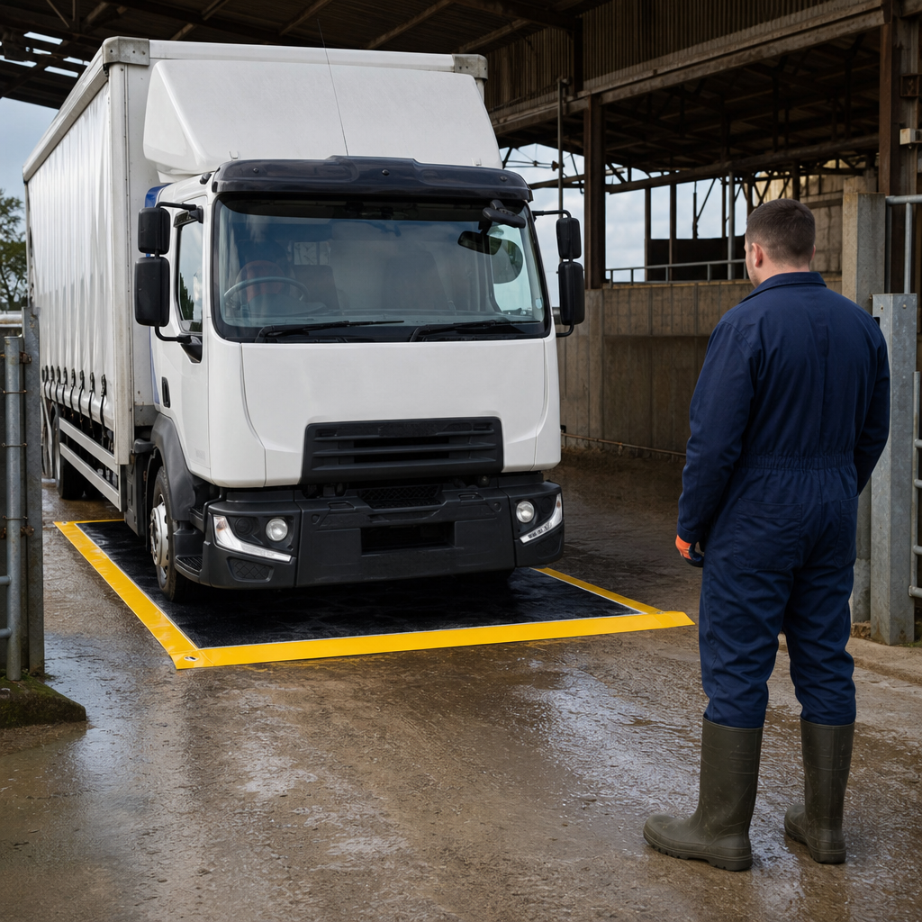 Disinfectant HGV Mats 1m x 3.5m for Biosecurity Measures (Twin Pack)