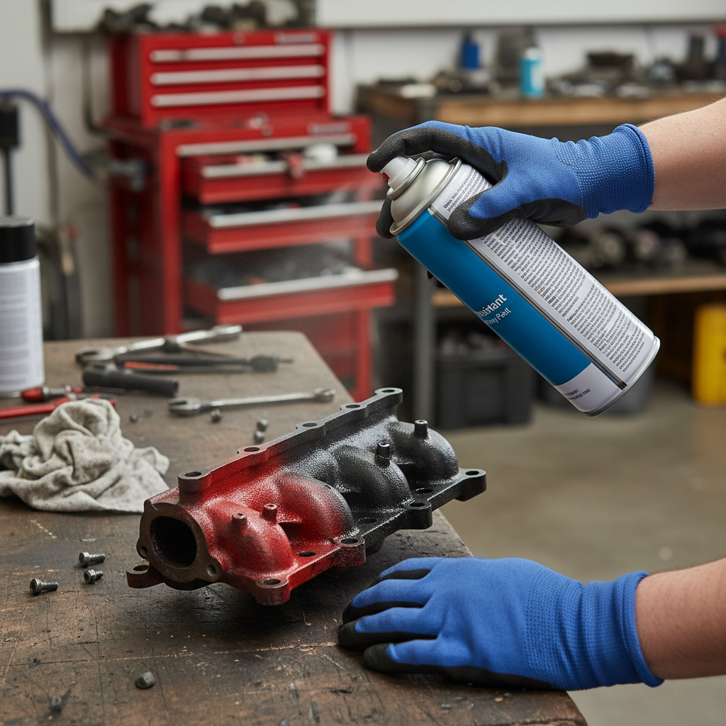 Premium Heat Resistant Aerosol Spray Paint - Withstands Up to 700ºC for Metal Fabrications and Exhaust Systems
