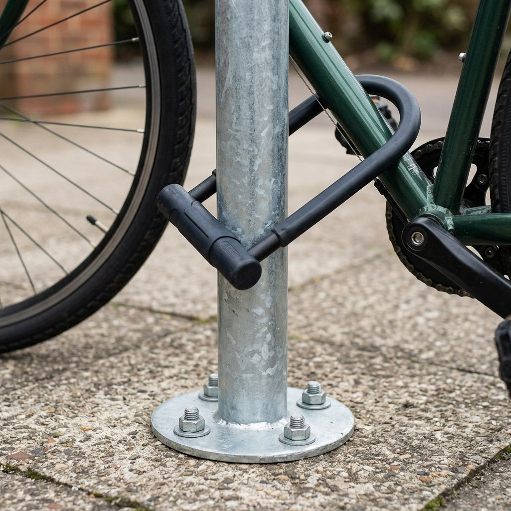 750mm Cycle Stand – Galvanised or Stainless Steel, 2-Bike Capacity (view 2)