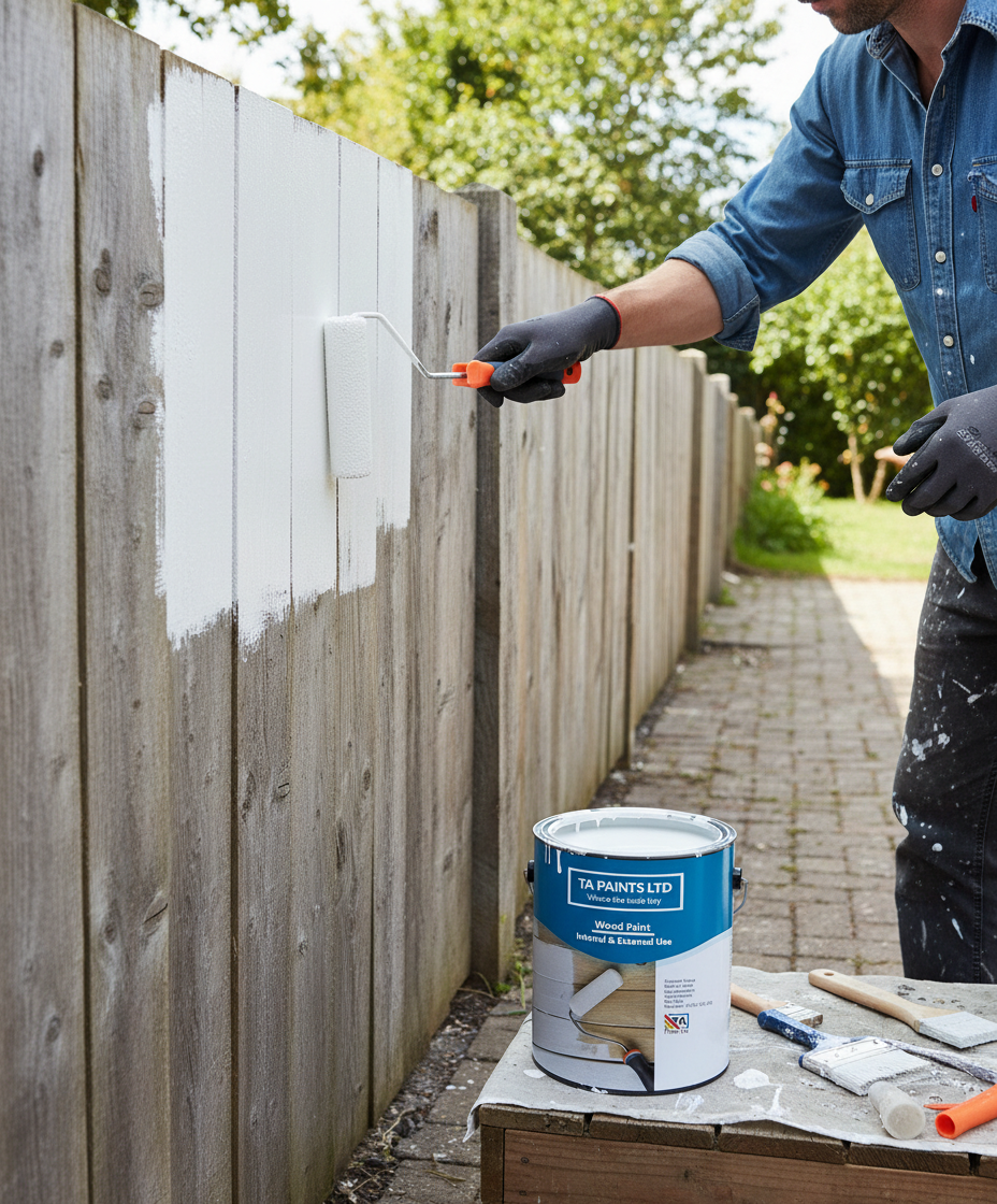 Premium Oil-Based PU Enamel Wood Paint for Interior & Exterior Use with UV Resistance and Durable Finish