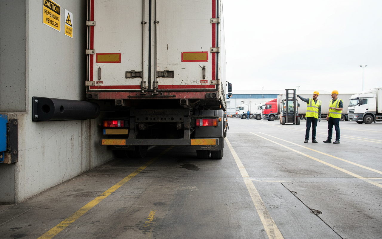 Premium Rubber HGV Bumper for Commercial Vehicles - 200 x 78 x 78 mm, 0.89 kg, Impact-Resistant Protection