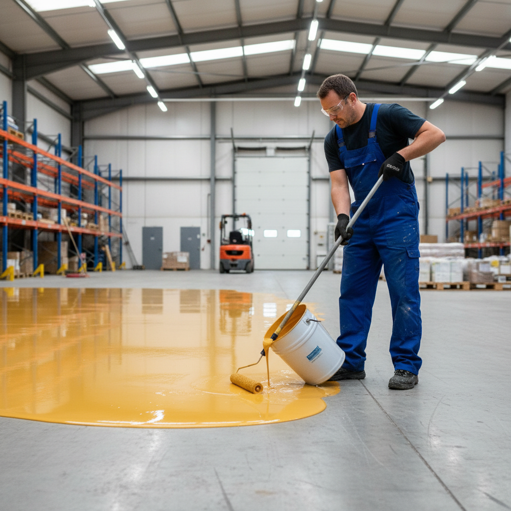 Premium Single Pack White Spirit Based Floor Paint for Internal and External Use with UV Resistance and Chemical Protection