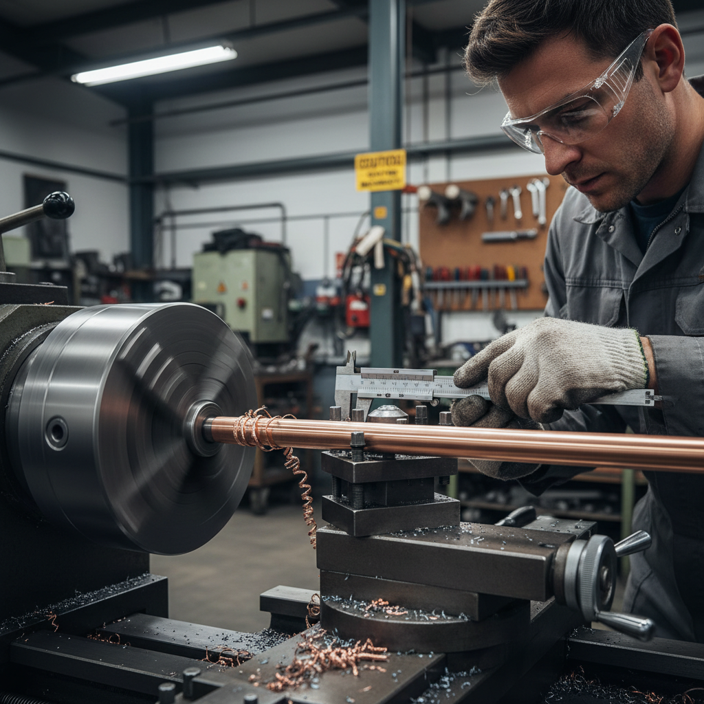 Premium 12mm Diameter Copper Round Bar - High Conductivity with Excellent Ductility and Impact Strength for Engineering Applications