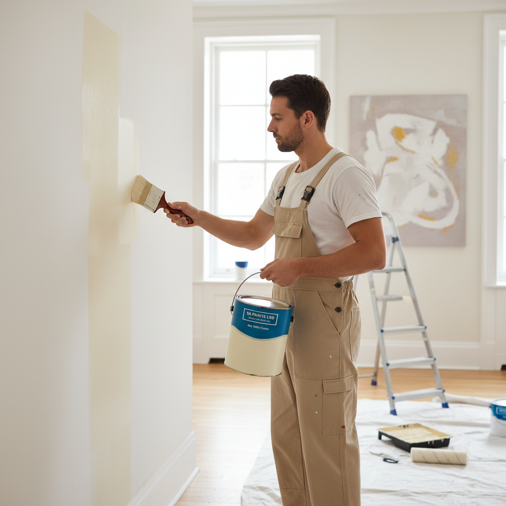 Premium Universal PU Enamel Cream Paint for Indoor and Outdoor Use - Quick Drying, Durable Finish in Multiple Sizes and Finishes