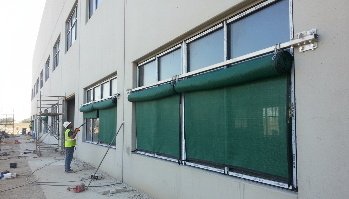 Premium Access Kit for Transforming Secure Windbreaks into Econoblinds with Complete Installation Components