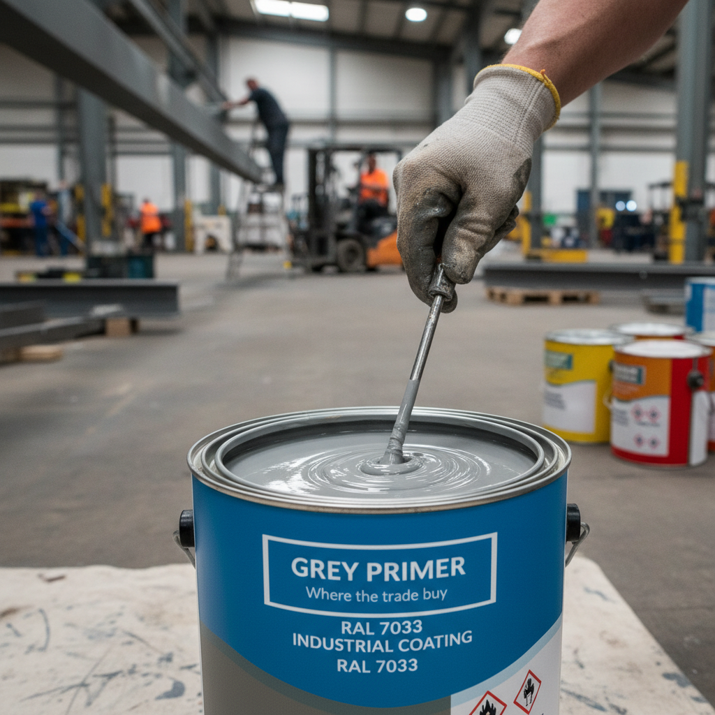 Premium Universal PU Enamel Cement Grey Paint for Indoor and Outdoor Use - Quick-Drying Variants Available