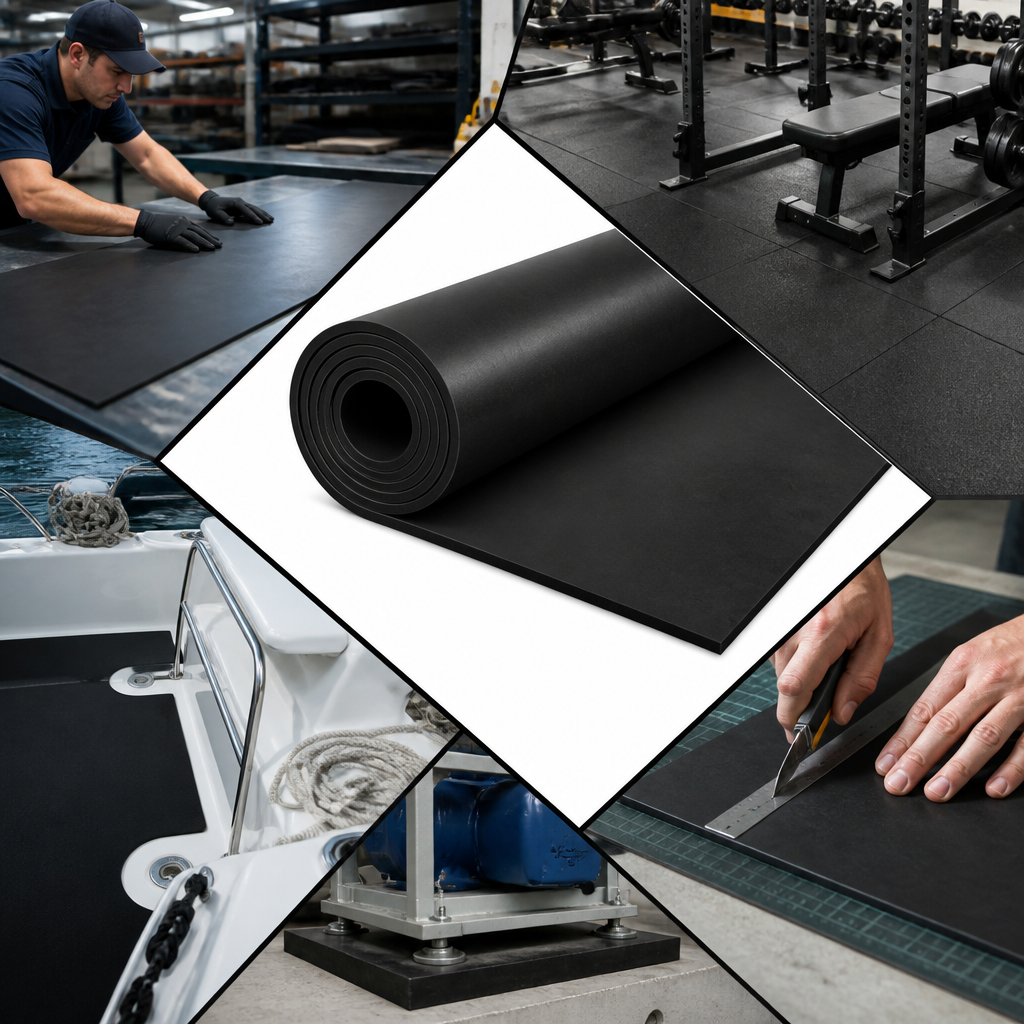 High-Quality Neoprene Rubber Sheet 1.4m Wide for Various Applications