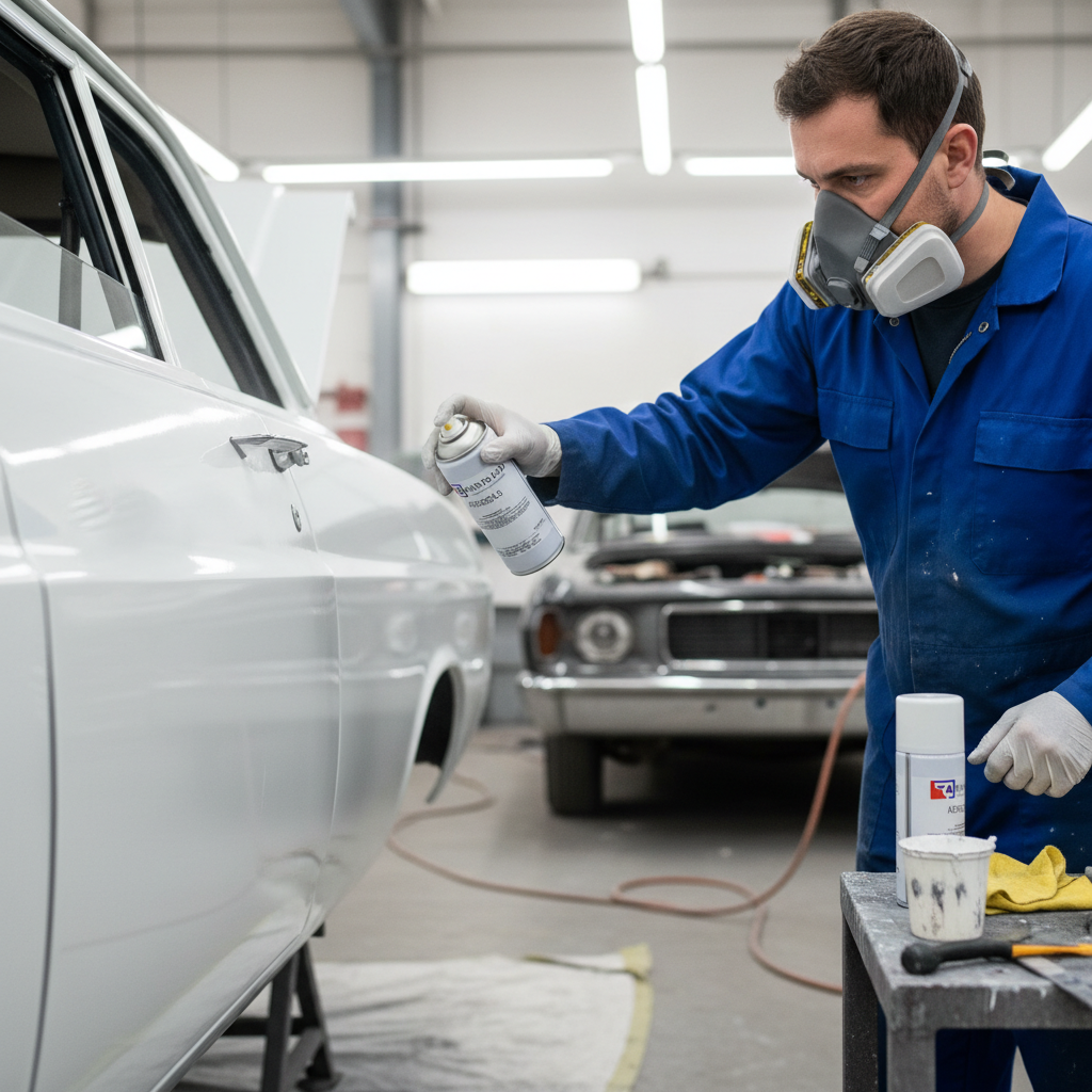 Premium High-Performance Enamel Spray Paint 400ml for Vehicles - Weather Resistant, Quick Drying, and Chemically Resistant Finish