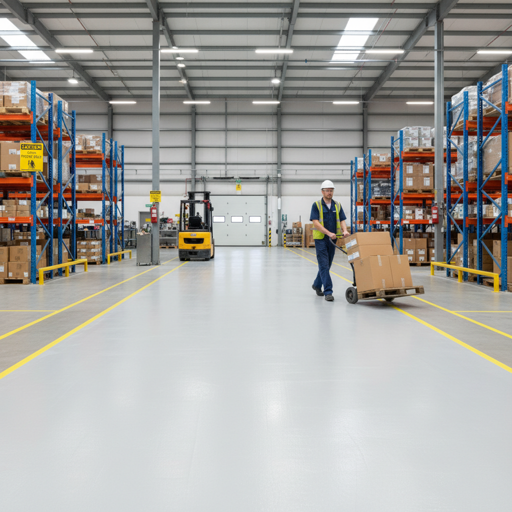 Premium Universal PU Enamel Floor Paint for Concrete and Metal - Durable, UV Resistant with Excellent Chemical Resistance