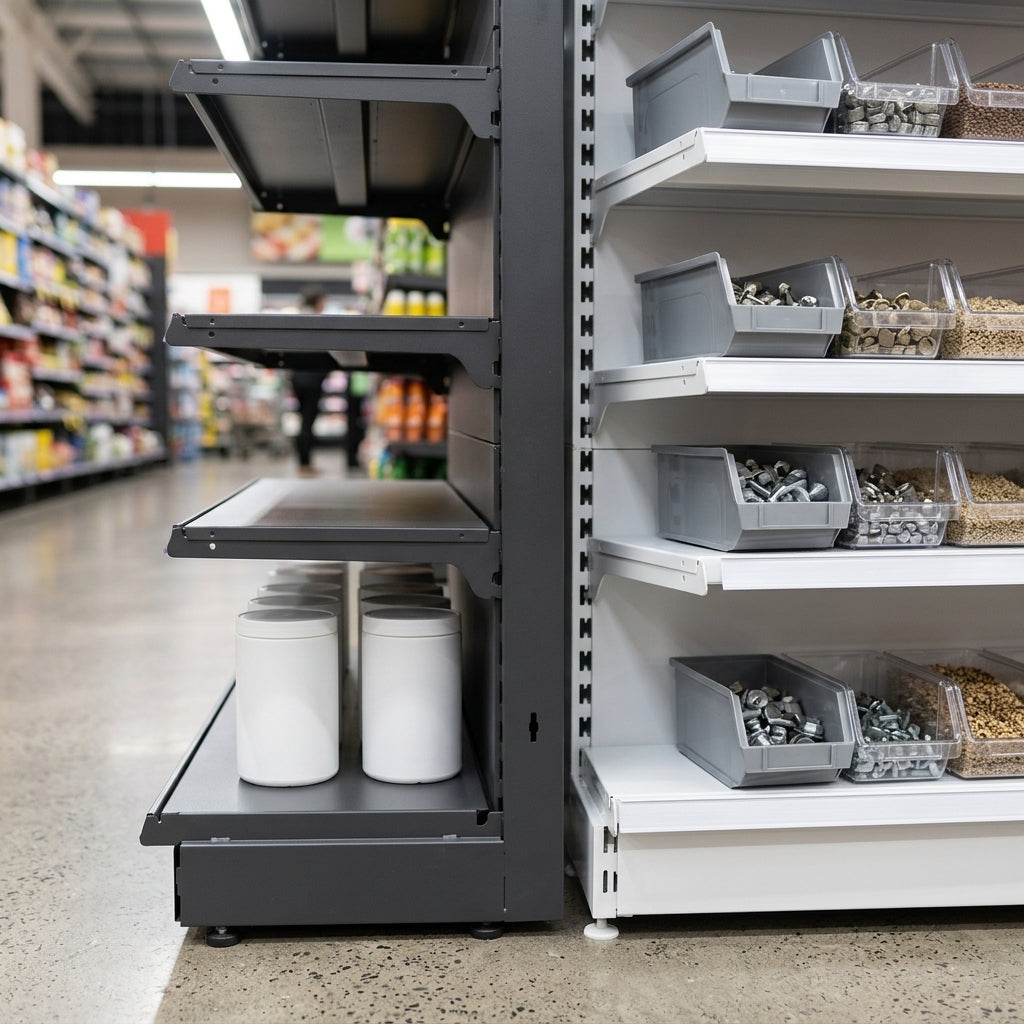 1.4m End Promo Bay 370mm Base Shelf 300mm Uppers (view 2)