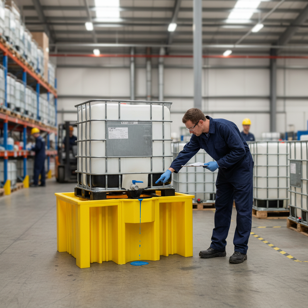 Single IBC Spill Pallet - BB3 ||1125ltr Sump Capacity