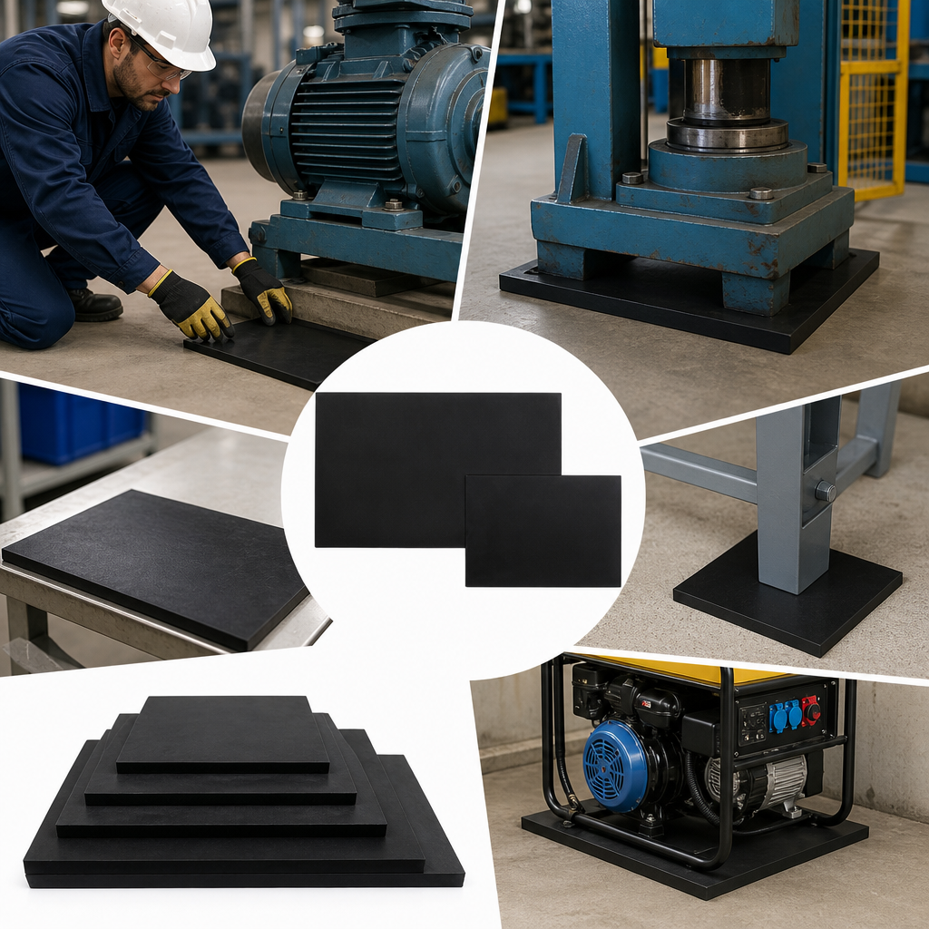 Rubber Pads in Various Sizes for Industrial Applications