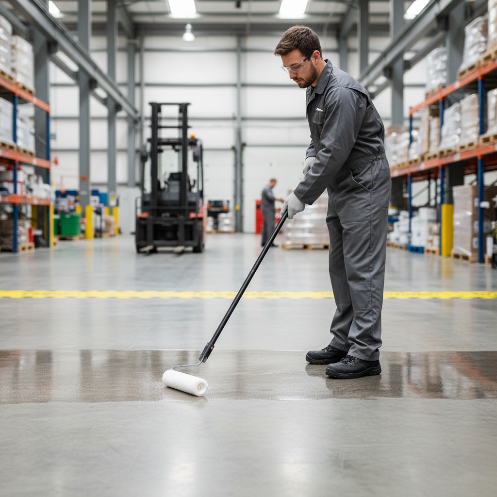 Premium Two Pack Epoxy Concrete Floor Sealer - Durable, Chemical Resistant Coating for Heavy Traffic Areas