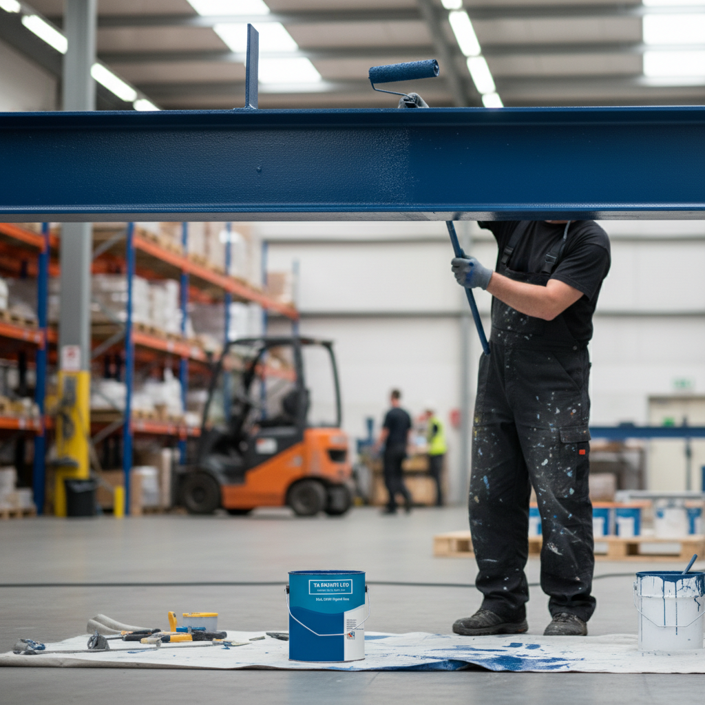 Premium Universal PU Enamel Signal Blue Paint for Interior and Exterior Use - Durable, Weatherproof, and Versatile Application