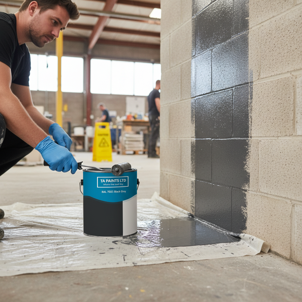 Premium Universal PU Enamel Paint RAL 7021 Black Grey - Durable Finish for Indoor and Outdoor Use, Quick-Drying Options Available