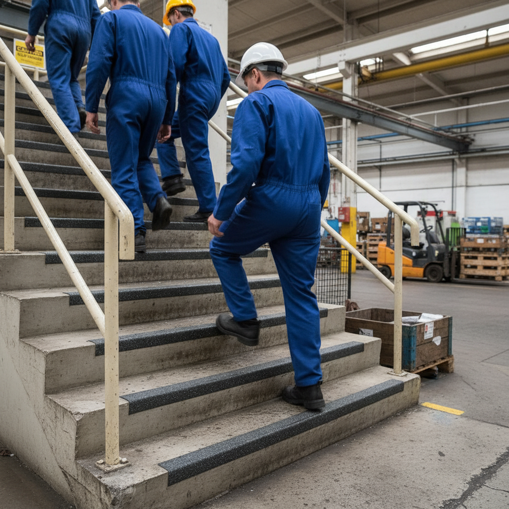 Heavy Duty GRP Anti-Slip Stair Nosings - Durable Non-Slip Tread for Safe Steps with Customizable Lengths and 10-Year Guarantee