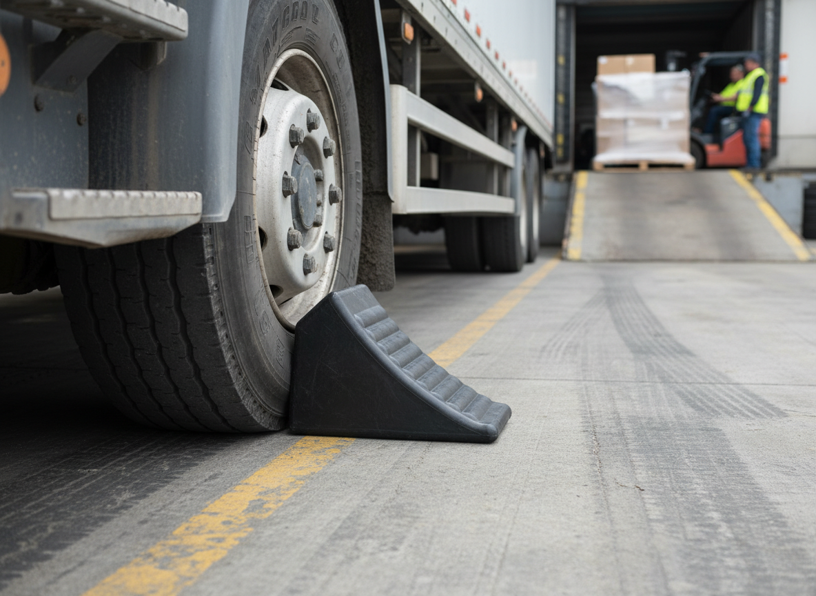 Premium Heavy Duty Wheel Chock for LGVs - 295 x 150 x 190 mm, 10 Tonnes Capacity
