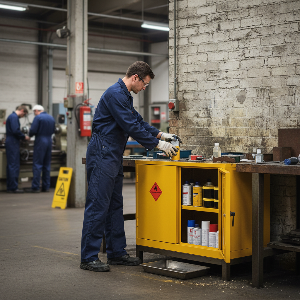 Flammable Liquids Cabinet - HSC24/36 ||L915mm x W457mm x H609mm