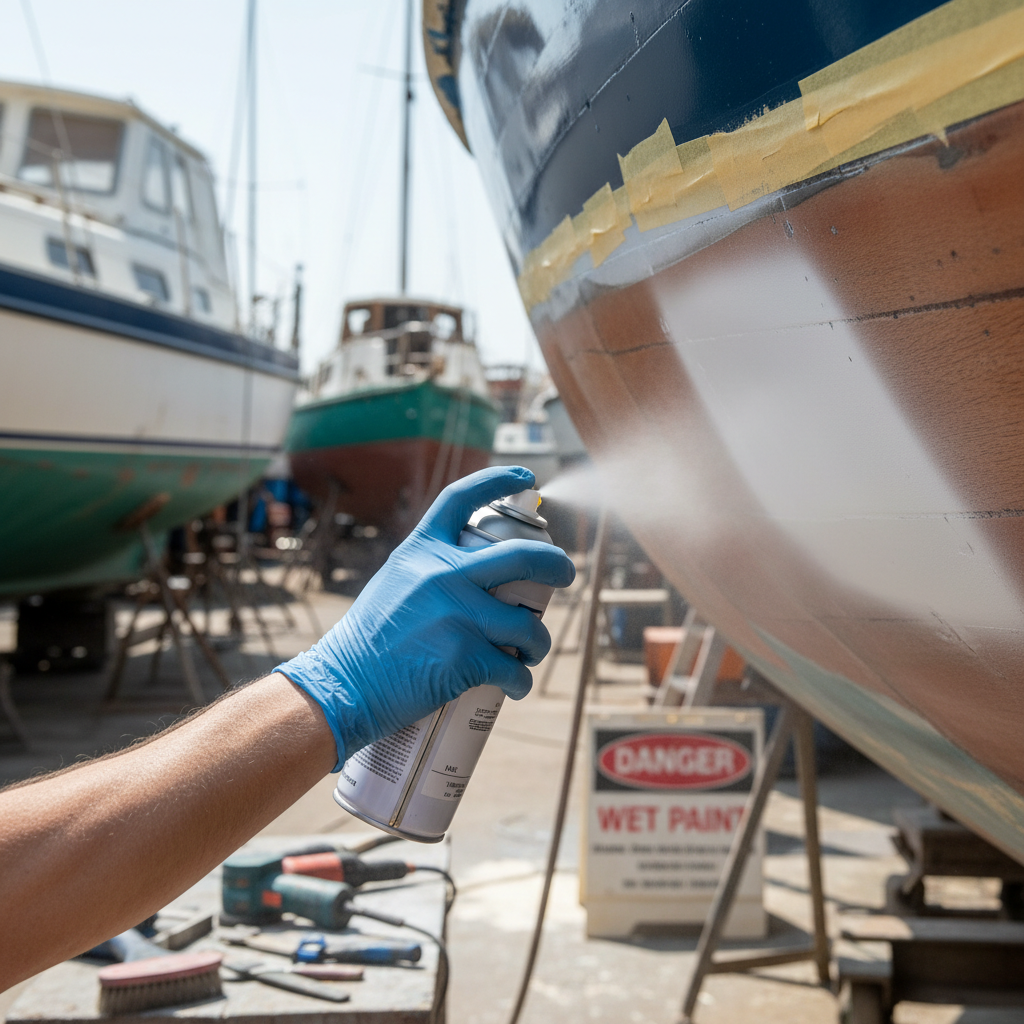 Professional Marine Enamel Primer Spray Paint - 400ml, Quick Drying, U.V & Weather Resistant with High Opacity Formula