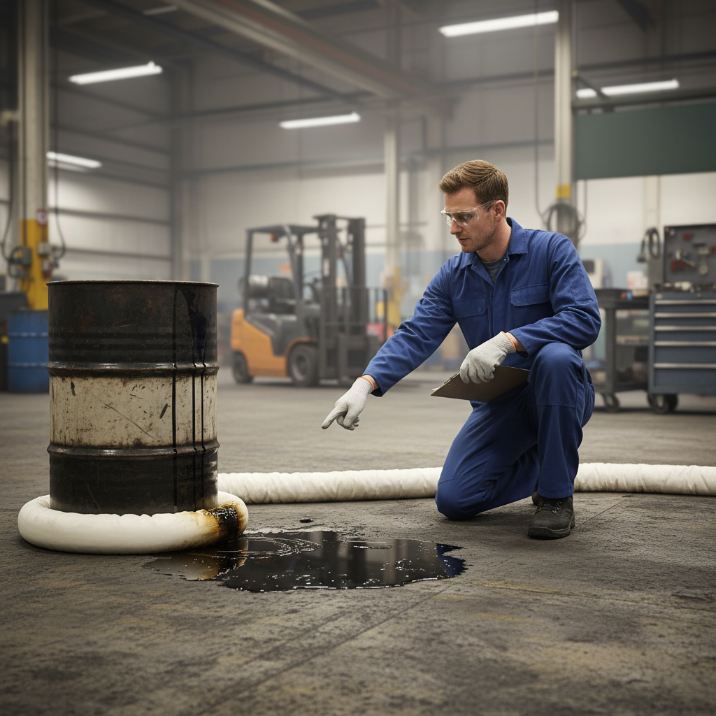 Oil Selective Absorbent Socks (8cmØ x 3m) - OSS8-90 || Absorbs 90ltr Per Pack of 8
