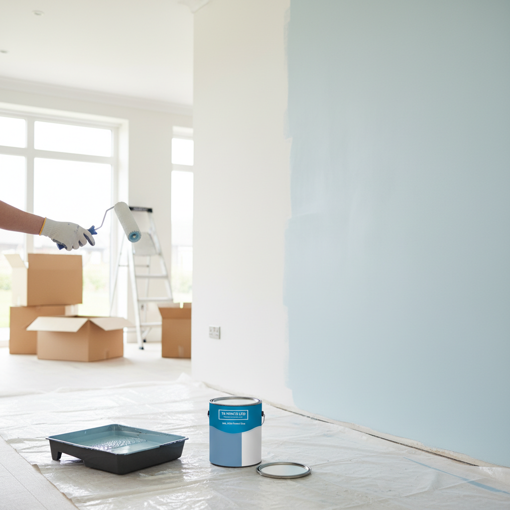 Premium Universal PU Enamel Pastel Blue Paint for Indoor and Outdoor Use - Smooth Finish, Weatherproof, Available in Multiple Sizes