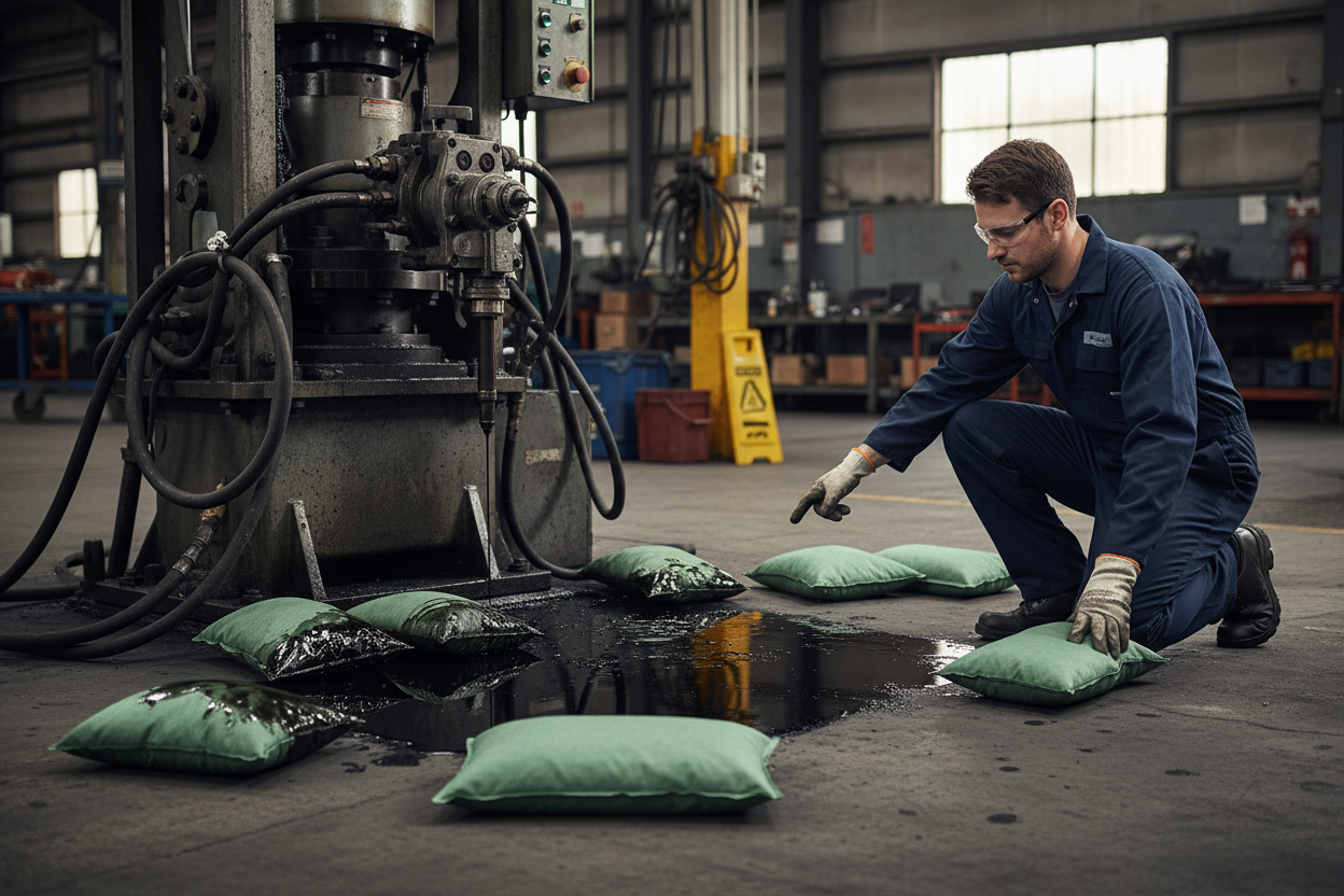 Maintenance Absorbent Pillows - MC16-59 || Absorbs 59ltr Per Pack of 16