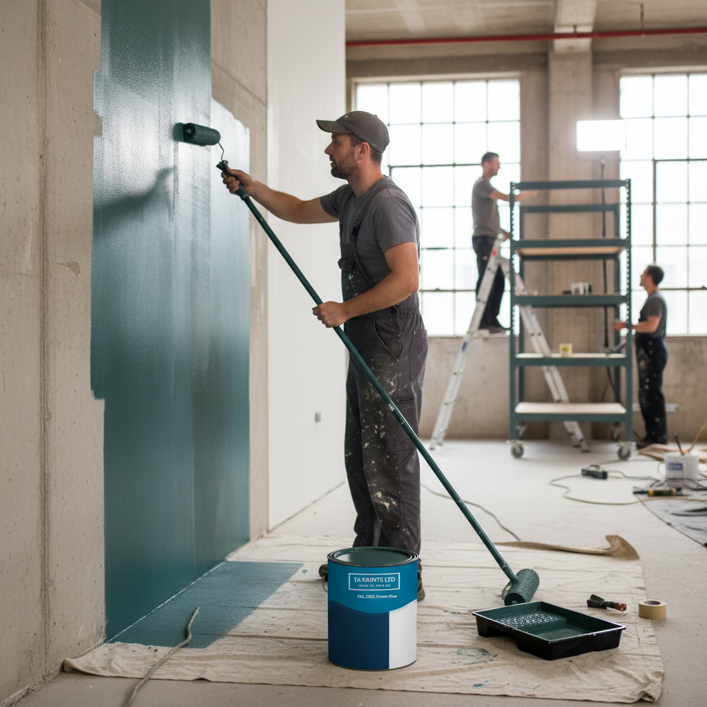 Premium Universal PU Enamel Green Blue Paint for Indoor and Outdoor Use - Durable, Weatherproof, and Versatile Application