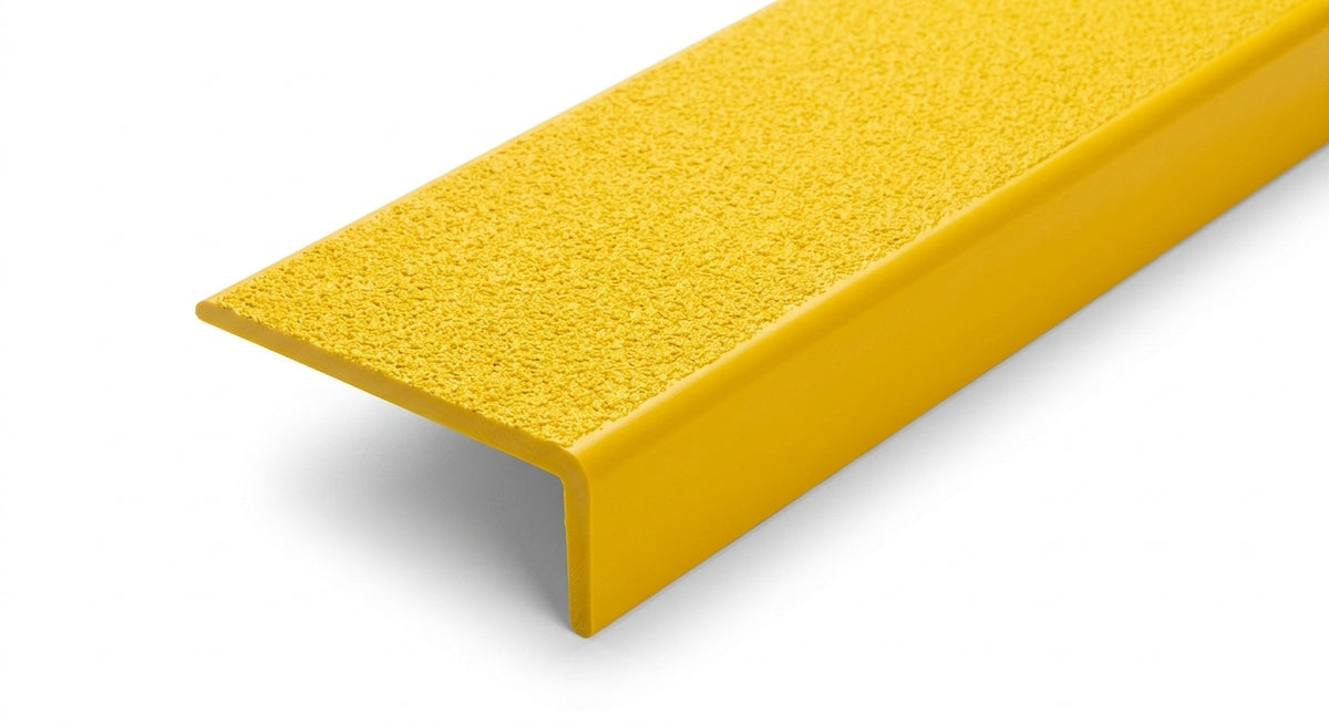 Anti-Slip Stair Nosing 50mm x 300mm GRP Yellow (view 2)