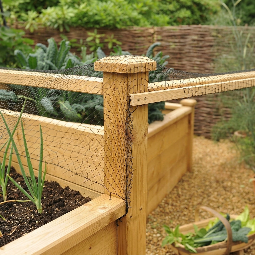 Wooden Raised Bed Kit with Decorative Corner Posts (view 2)