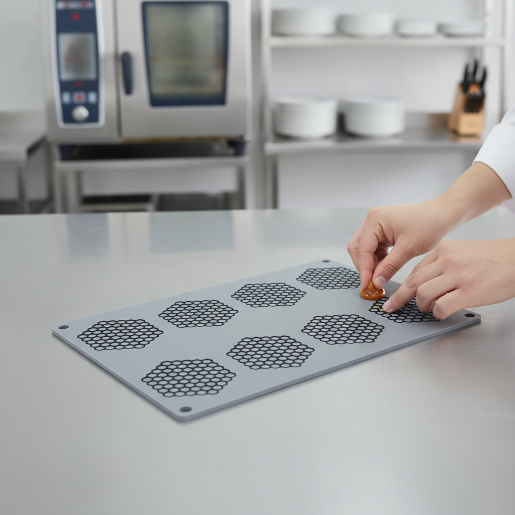 Silicone Honey Comb Mould 300x200mm for Baking & Desserts