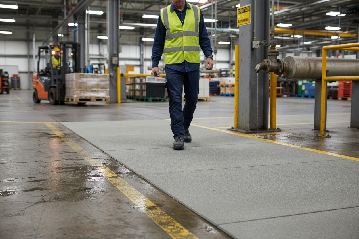 Premium Heavy Duty Anti-Slip GRP Panel Sheets for Weather Resistance and Safety - Customizable Sizes Available