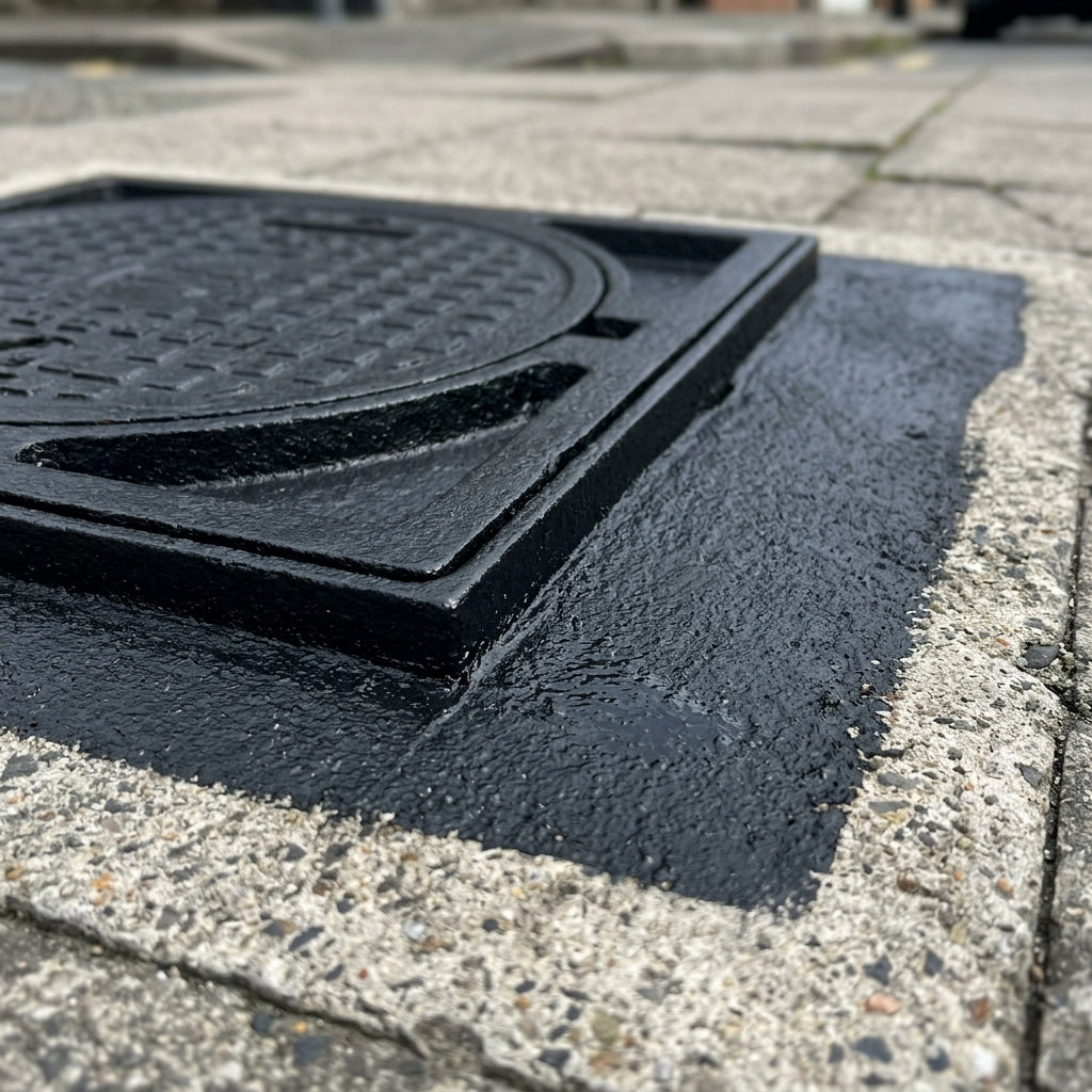 Black Bitumen Paint – Solvent-Based Protective Coating (view 2)