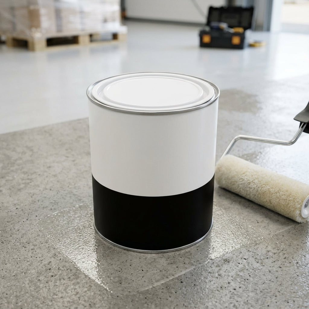 Polyurethane concrete floor sealer – clear protective base coat (view 2)
